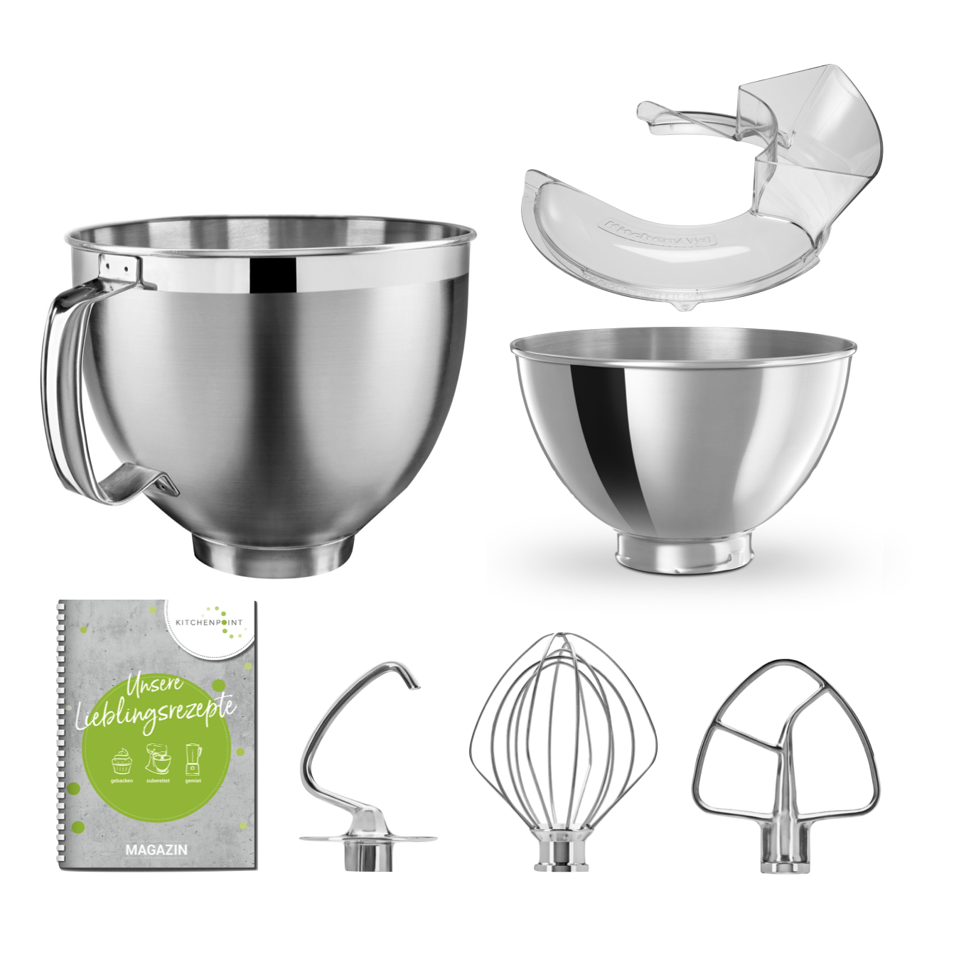 KitchenAid Küchenmaschine 185 Gourmet Set Feather Pink