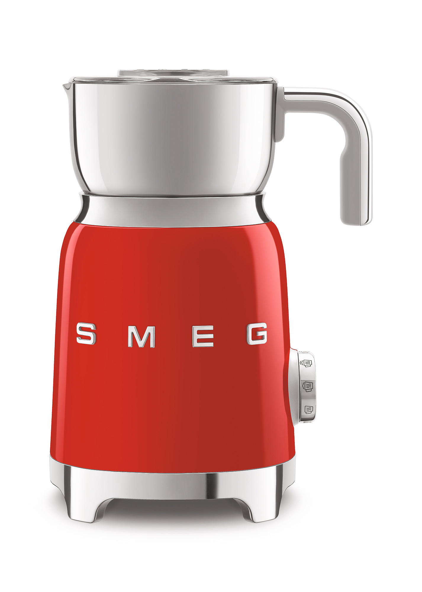 SMEG Milchaufschäumer rot