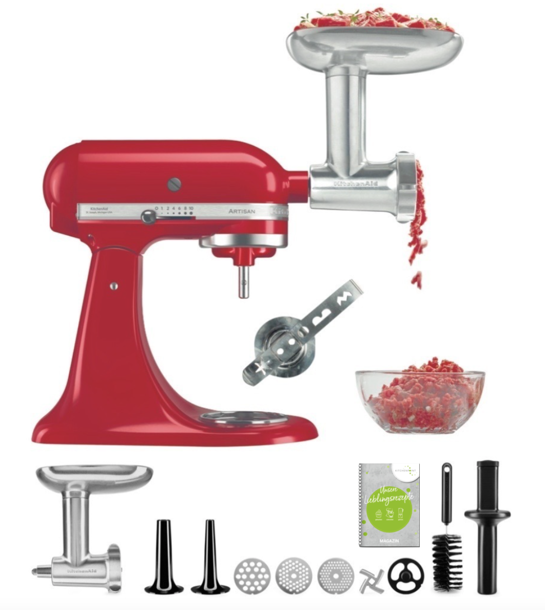 KitchenAid Küchenmaschine 185 Gourmet Set Feather Pink