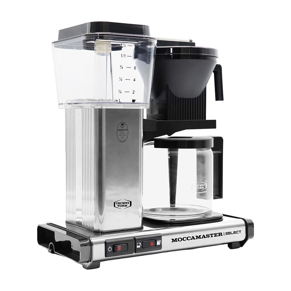Moccamaster Kaffeemaschine KBG Select Silber poliert