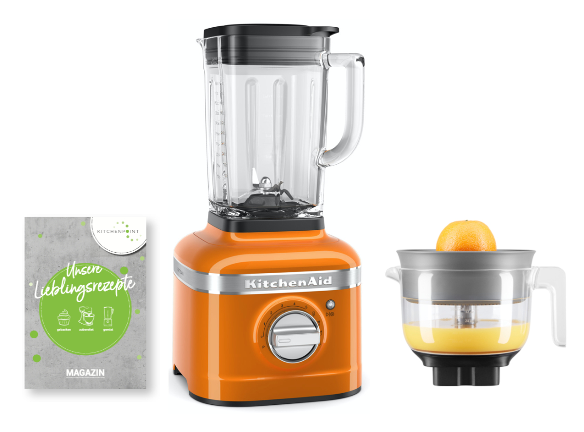 KitchenAid Blender K400 Zitruspressen Set Honey