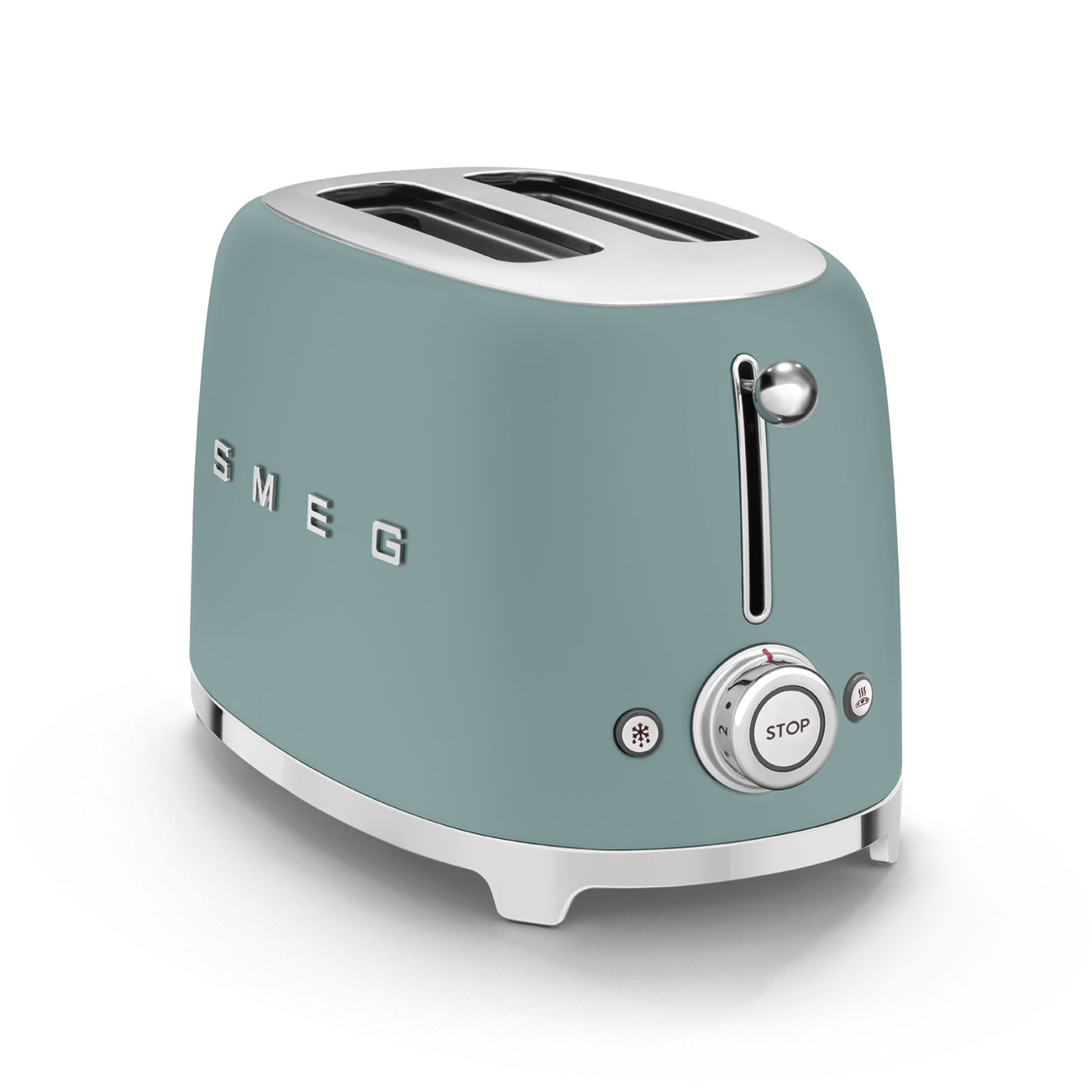 SMEG Toaster TSF01 mit Brötchenaufsatz Emerald Green SMEG Toaster TSF01 mit Brötchenaufsatz Emerald Green