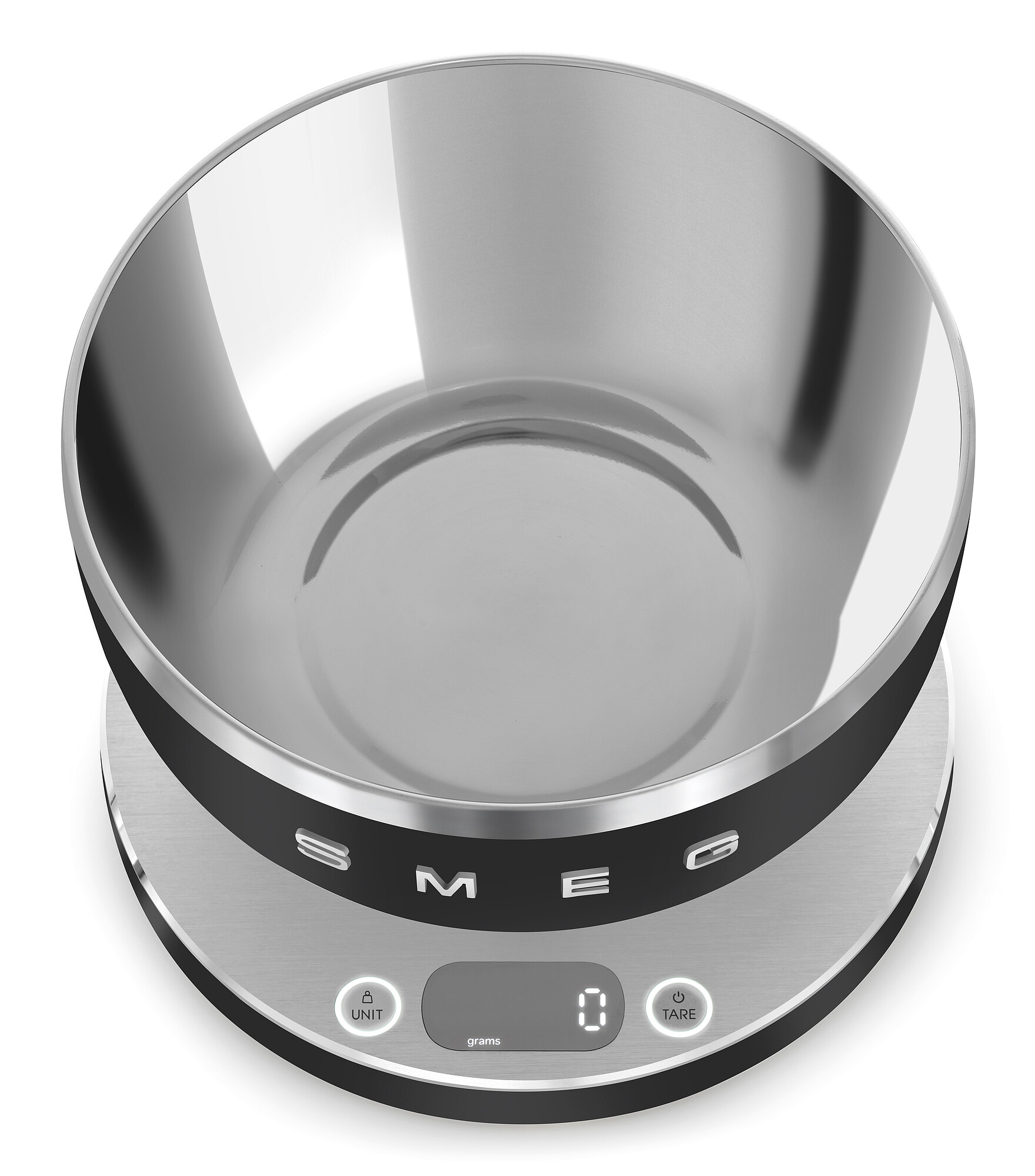 SMEG Digitale Küchenwaage Schwarz matt