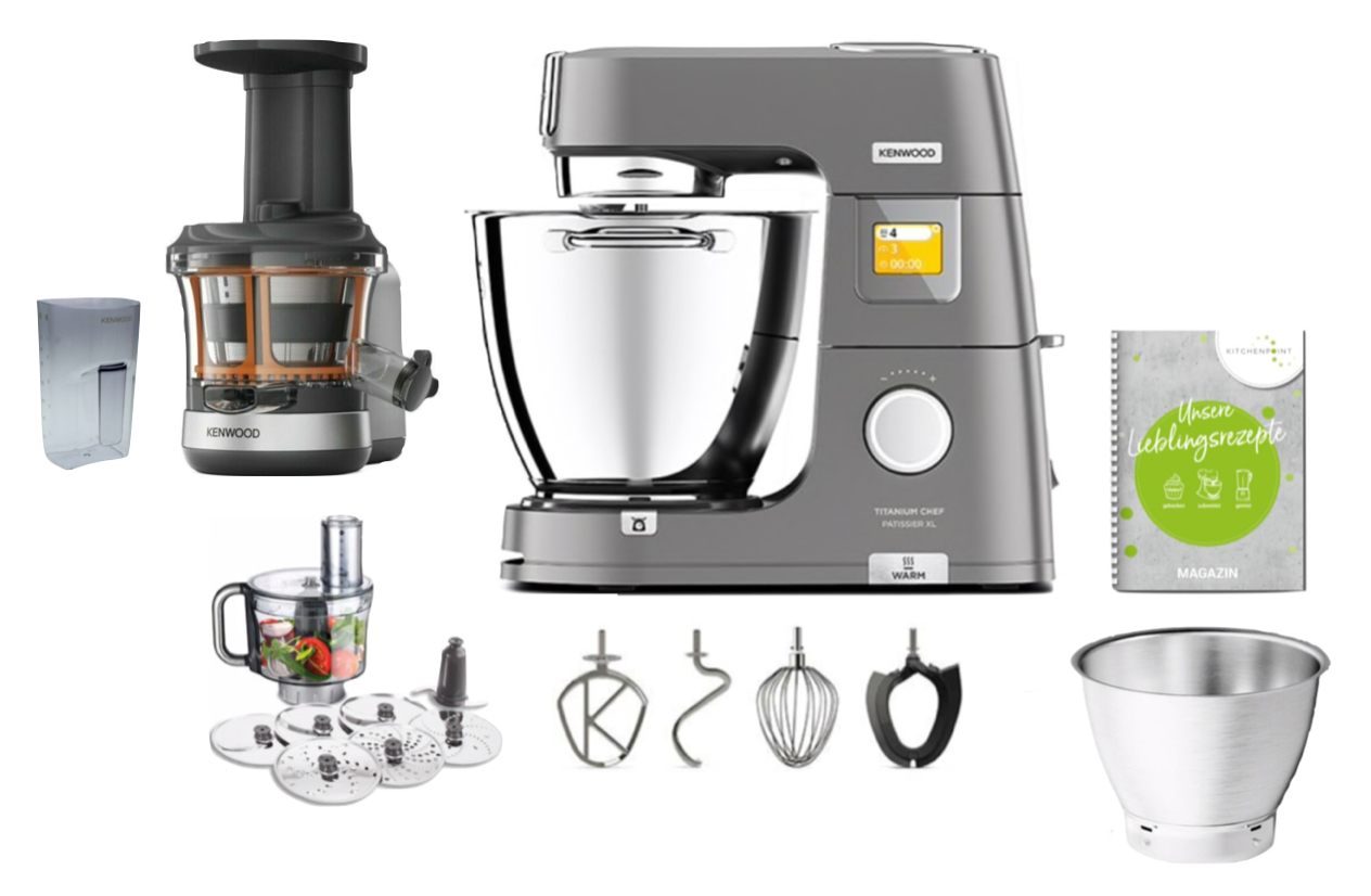 Kenwood Titanium CHEF Patissier XL - Fitness Set Kenwood Titanium CHEF Patissier XL - Fitness Set