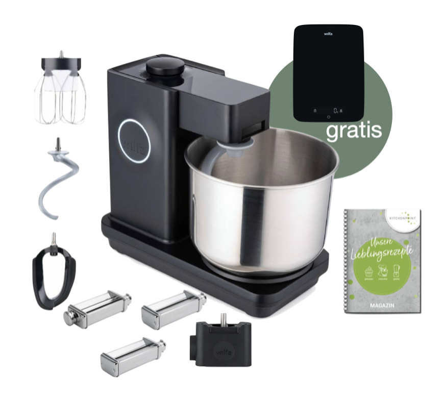 Wilfa Küchenmaschine Probaker schwarz - Pasta Set