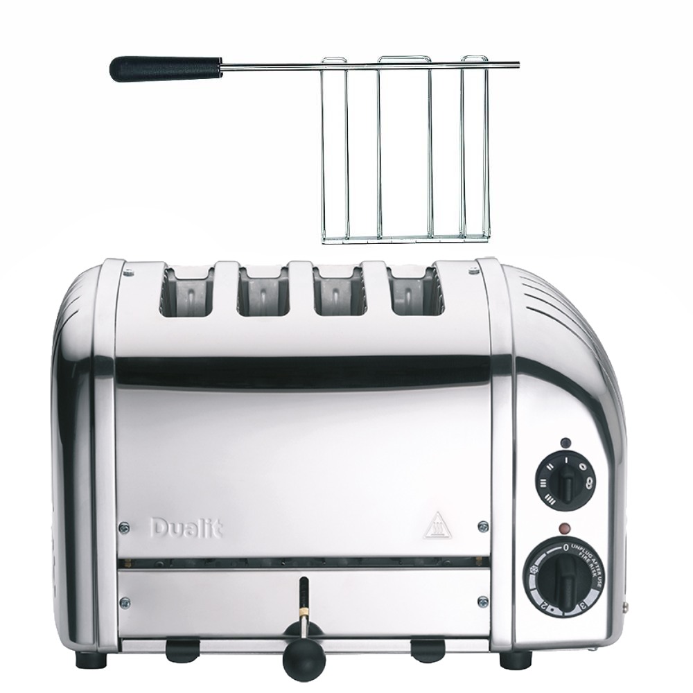 Dualit Classic Toaster 4 Scheiben Aluminium Poliert - Aktions Set Dualit Classic Toaster 4 Scheiben Aluminium Poliert - Aktions Set