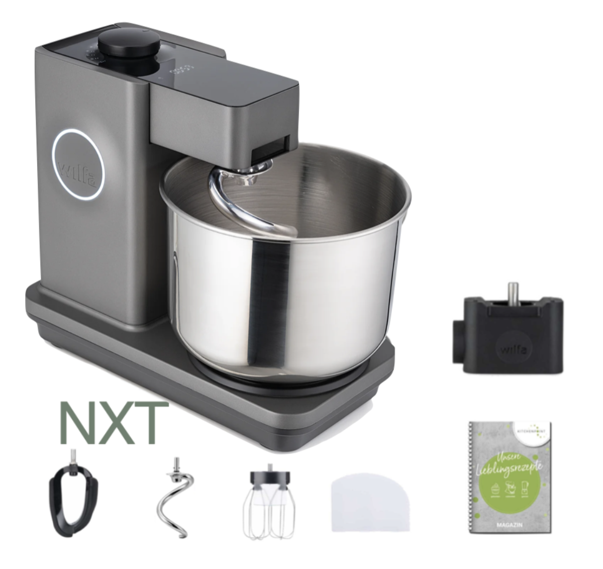 Wilfa Küchenmaschine PROBAKER NXT, Grau - Adapter Set
