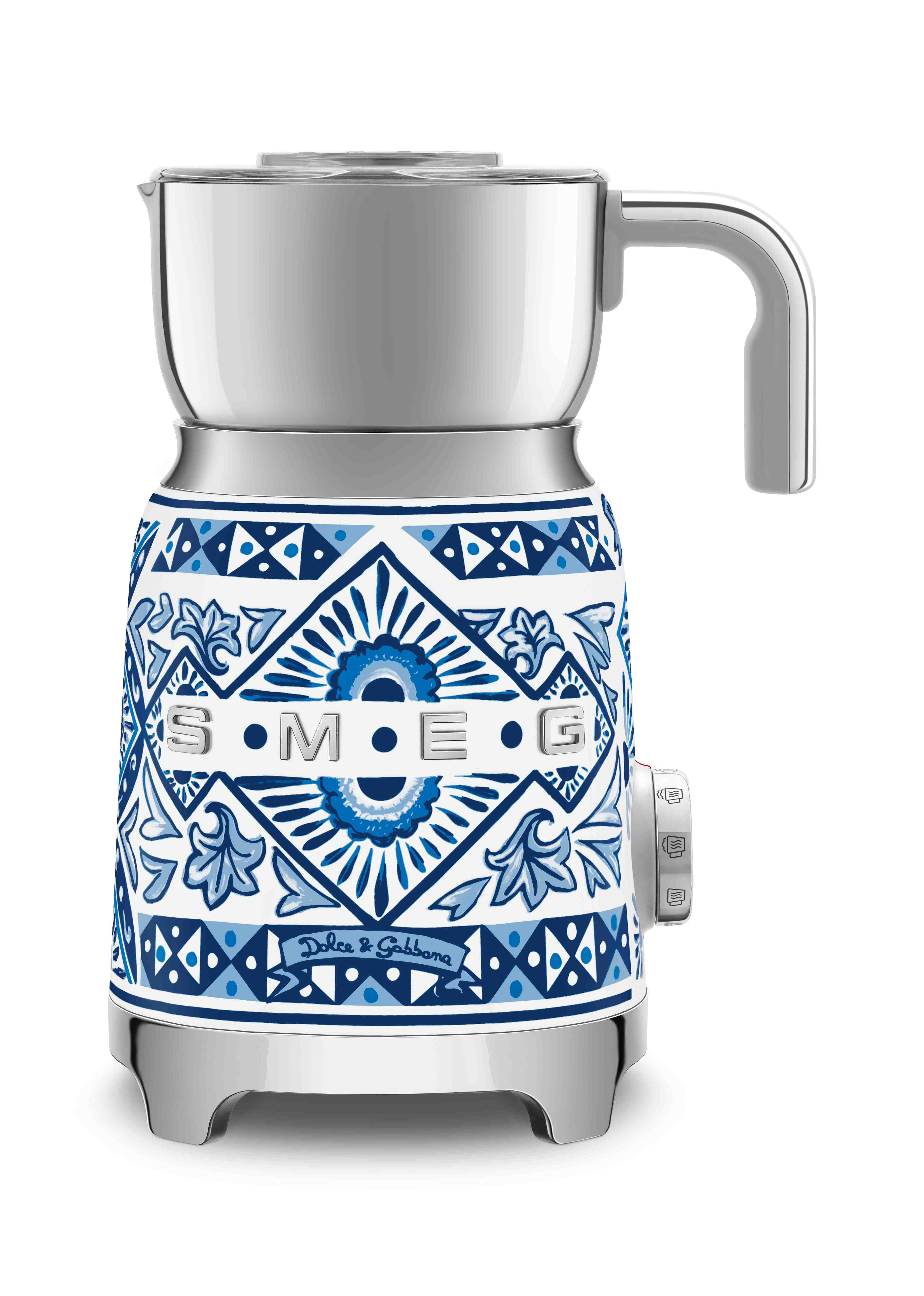 SMEG Milchaufschäumer Dolce & Gabbana Blu Mediterraneo