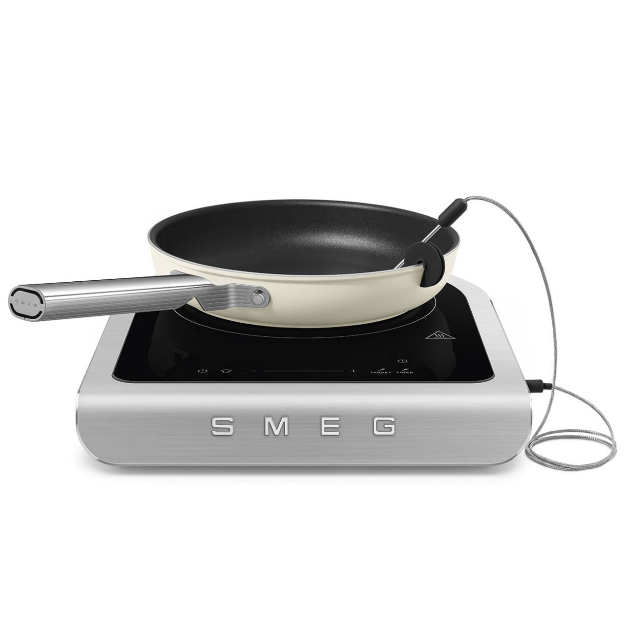 Smeg Portables Tisch-Induktionskochfeld - Weiß-Matt