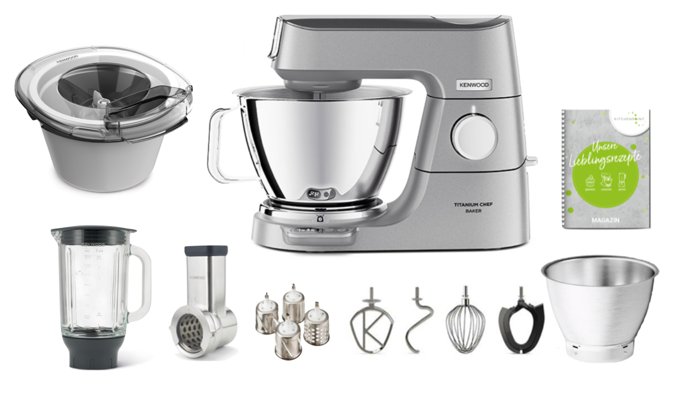 Kenwood Titanium Chef Baker - Eis Set 