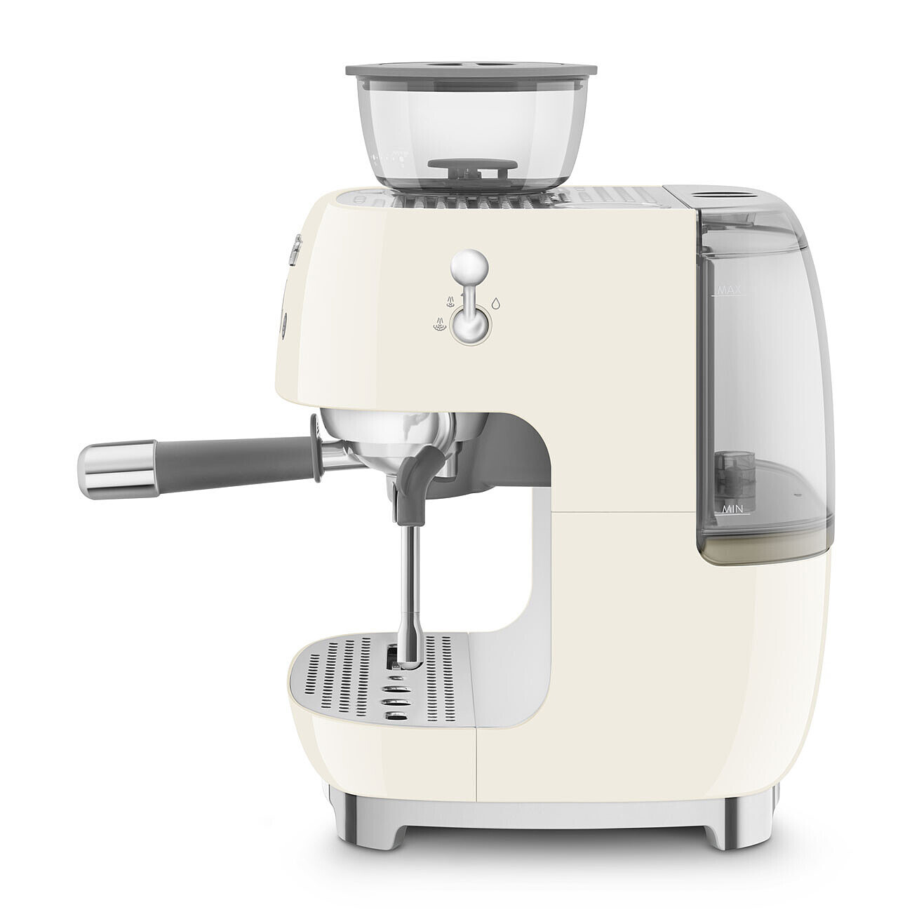 SMEG Espressomaschine mit integrierter Kaffeemühle Creme SMEG Espressomaschine mit integrierter Kaffeemühle Creme