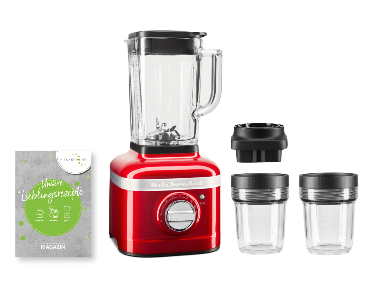 KitchenAid Blender K400 Mixbehälter Set Candy Apple