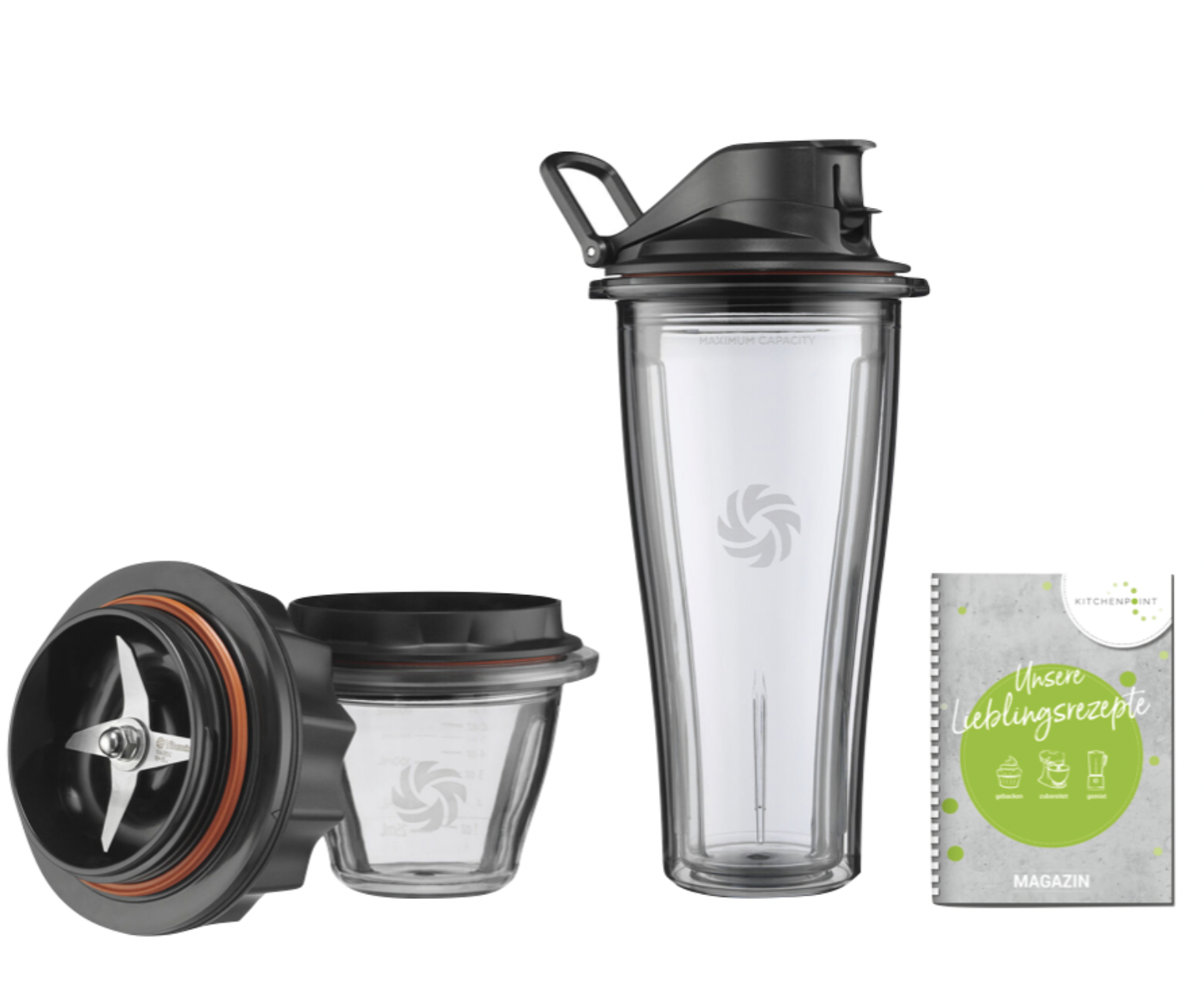 Vitamix ASCENT Mixer A2300i Aer Disc Behälter Starter Set - Schwarz Vitamix ASCENT Mixer A2300i Aer Disc Behälter Starter Set - Schwarz
