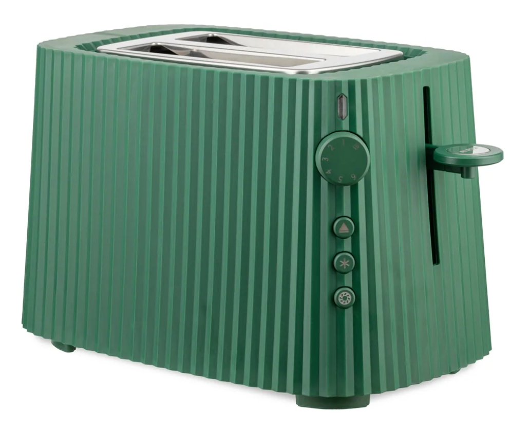 Alessi Plissé Wasserkocher - Toaster Set Grün Alessi Plissé Wasserkocher - Toaster Set Grün