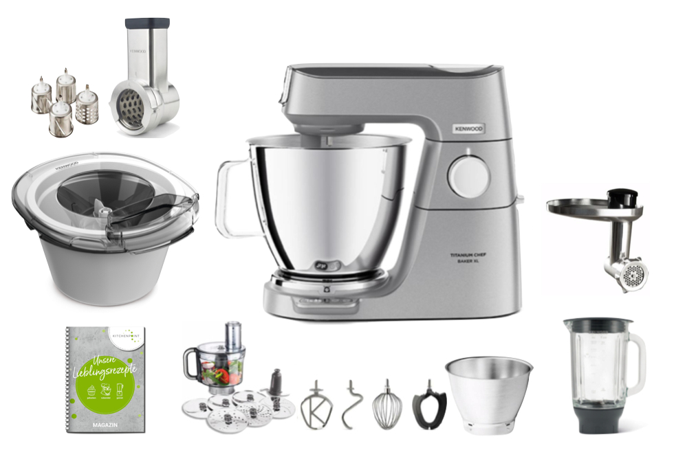 Kenwood Titanium Chef Baker XL - Mega Spar Set