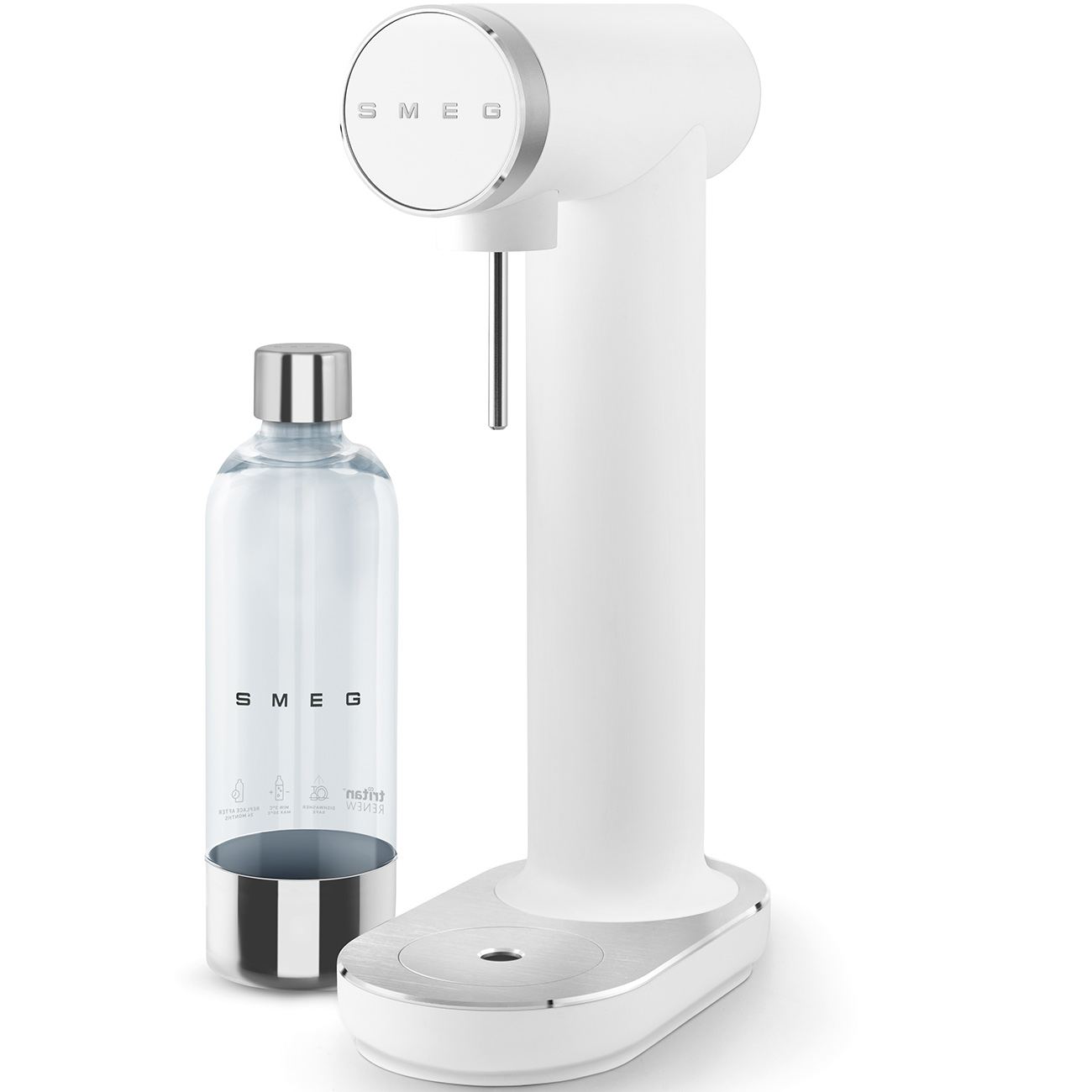 Smeg Wassersprudler Weiß-Matt