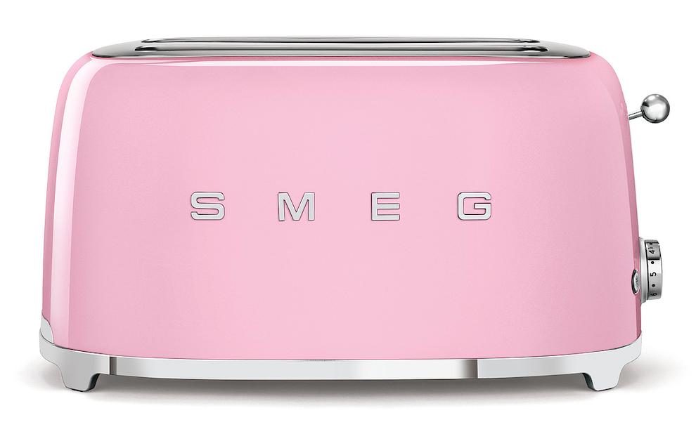 SMEG 4 Scheiben Toaster lang Cadillac Pink