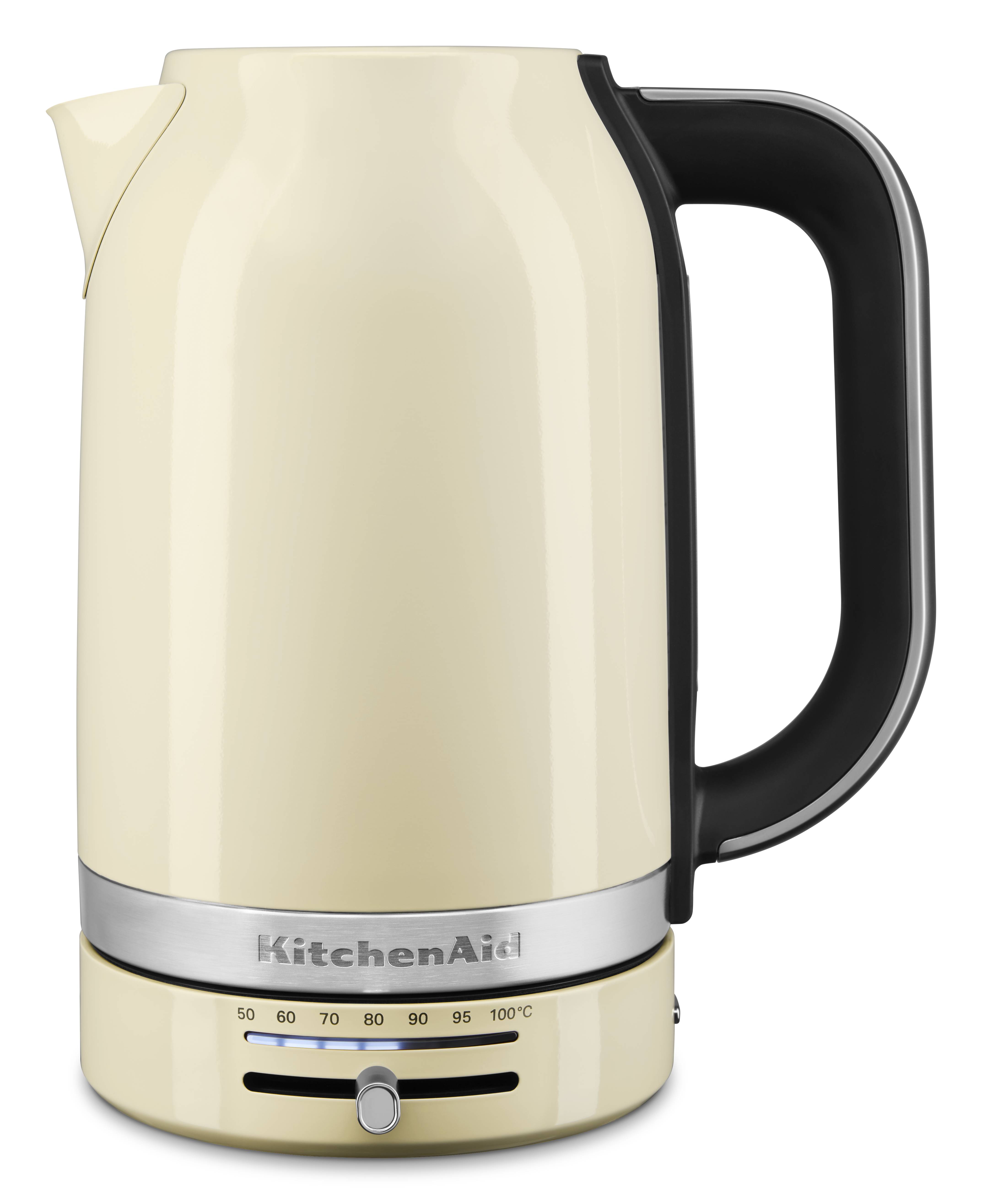 KitchenAid Wasserkocher 1,7l  mit Temperaturregelung Creme