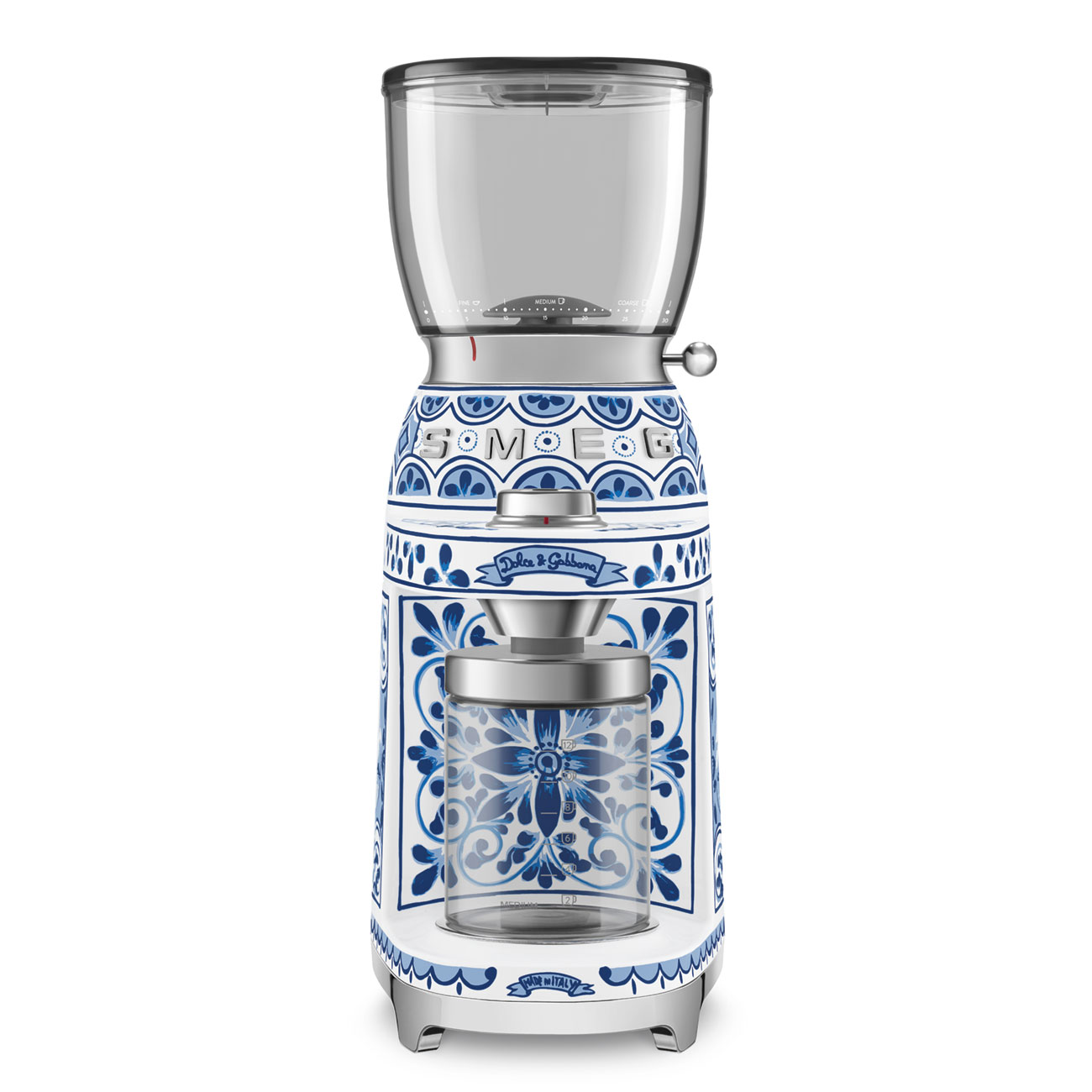 SMEG Kaffeemühle Dolce & Gabbana Blu Mediterraneo SMEG Kaffeemühle Dolce & Gabbana Blu Mediterraneo