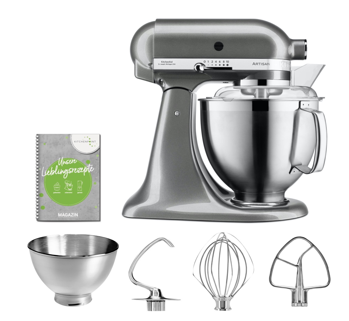 KitchenAid Küchenmaschine 185 Medallion Silber