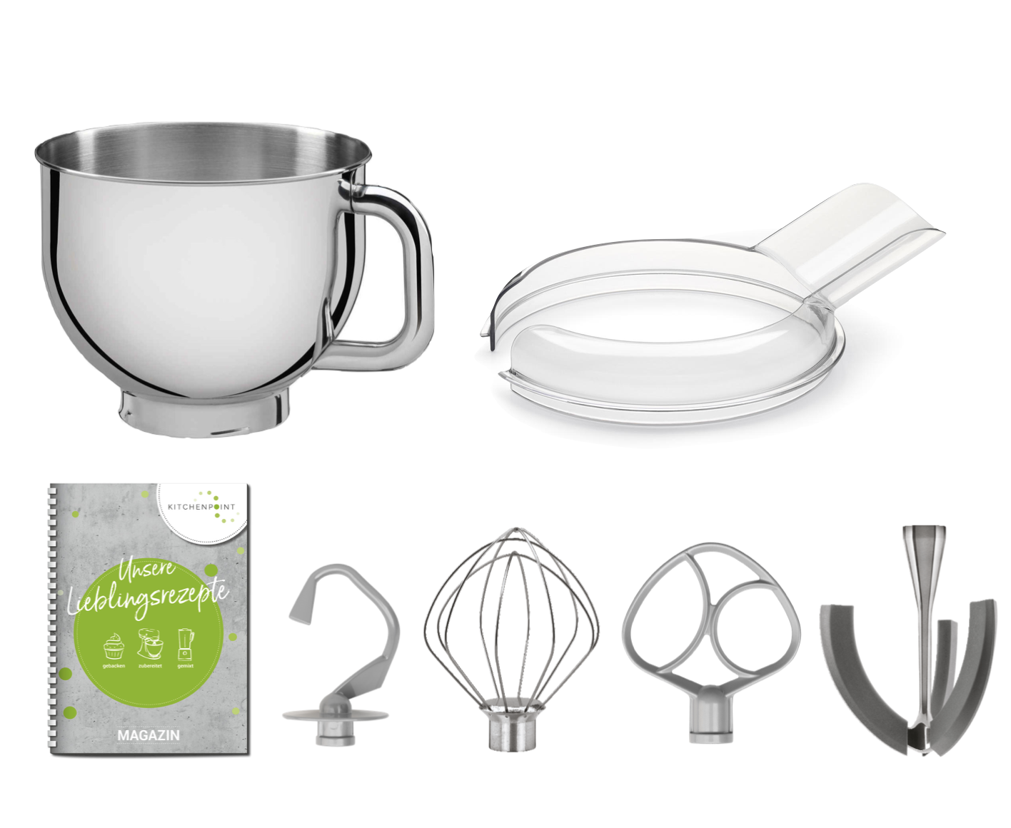 SMEG Küchenmaschine SMF03 Vollfarbe - Gourmet Set Pastellblau