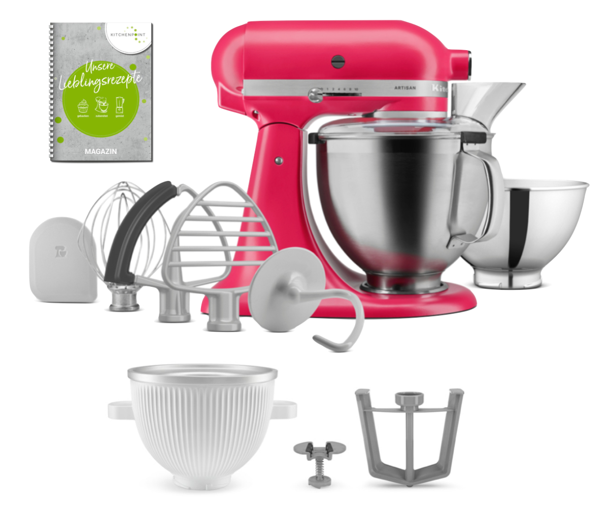 KitchenAid Küchenmaschine 195 Hibiscus - Eis Set