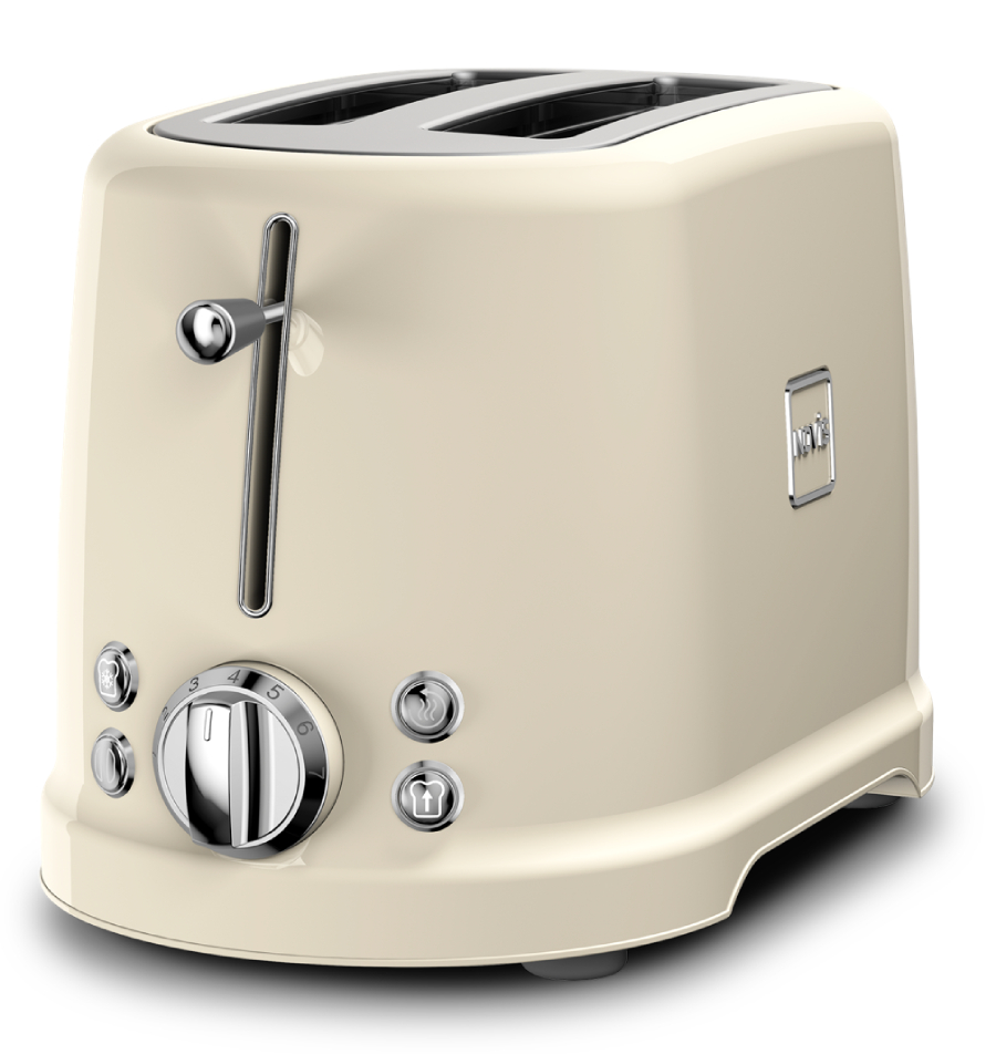 Novis Toaster 4 Scheiben lang Creme