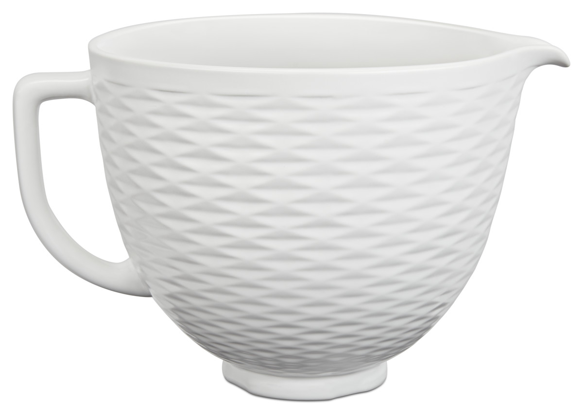 KitchenAid Keramikschüssel Struktur Weiss