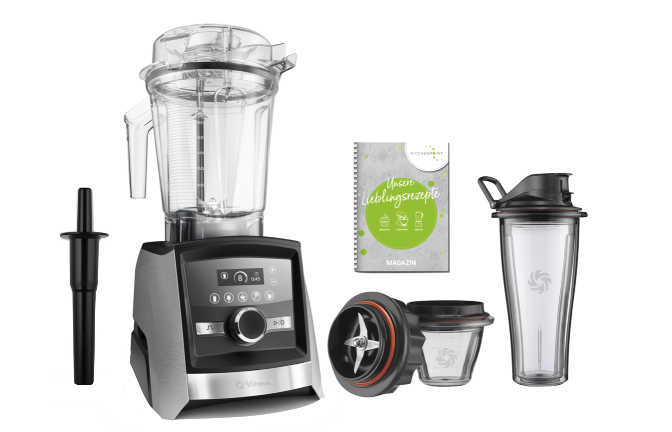 Vitamix ASCENT Mixer A3500i Starter Set - Edelstahl