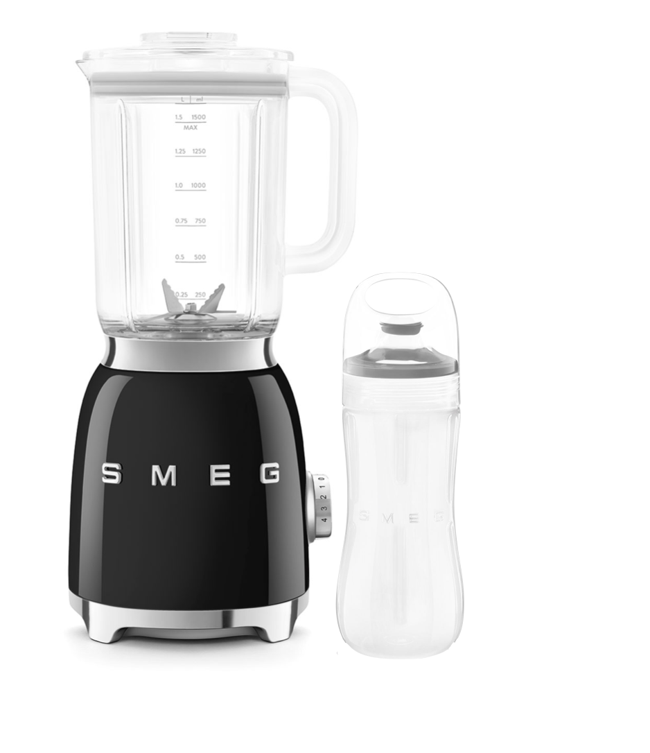 SMEG Blender Schwarz - inkl. Flasche