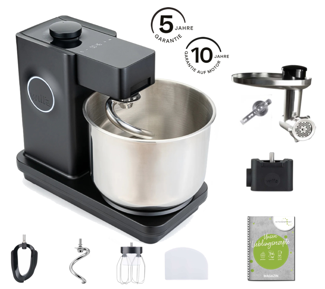 Wilfa Küchenmaschine Probaker Timer schwarz - Back Set