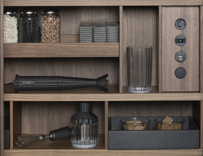 Alessi Plissé Stabmixer Set Schwarz Alessi Plissé Stabmixer Set Schwarz