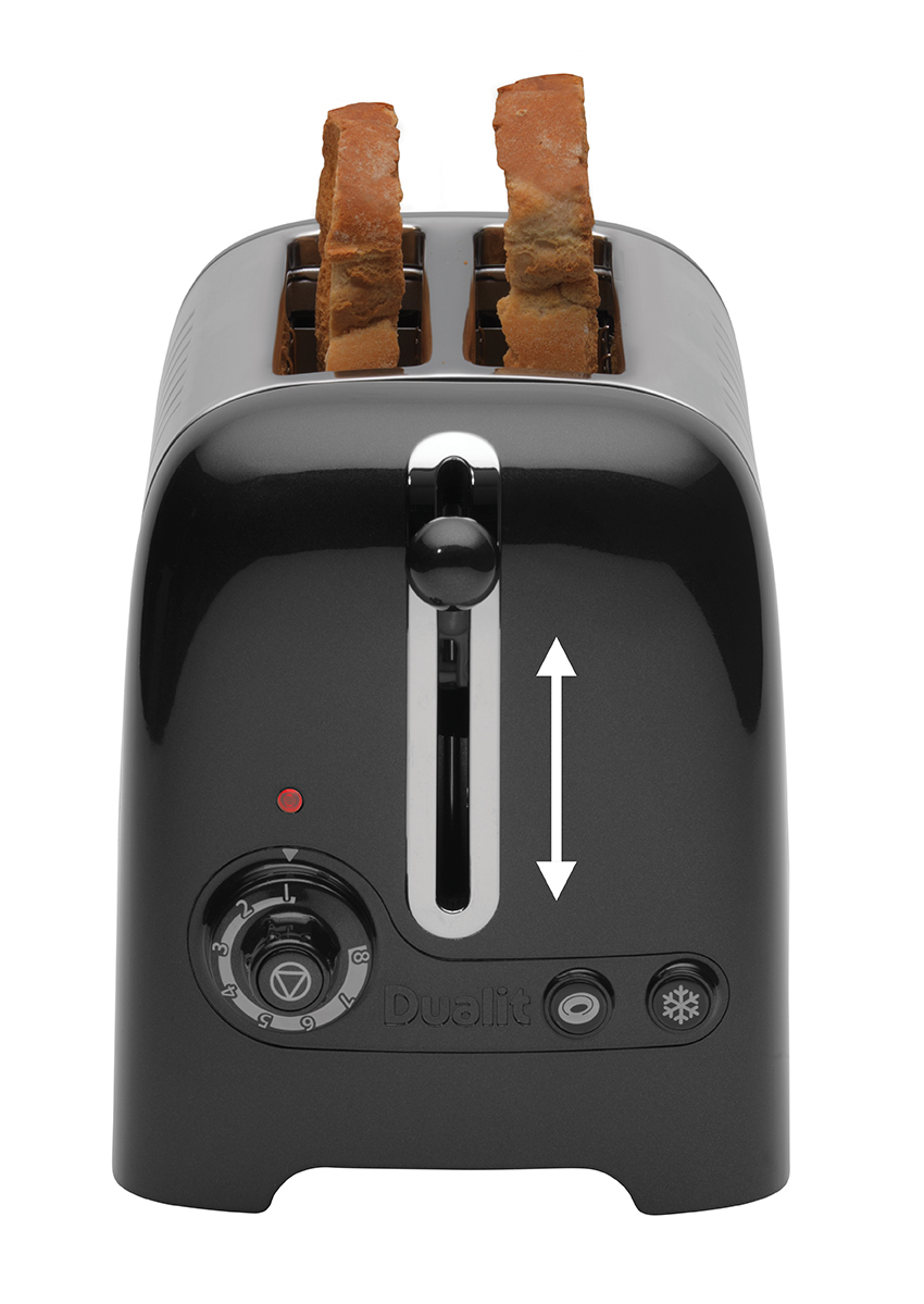 Dualit Lite Toaster Schwarz 2 Scheiben