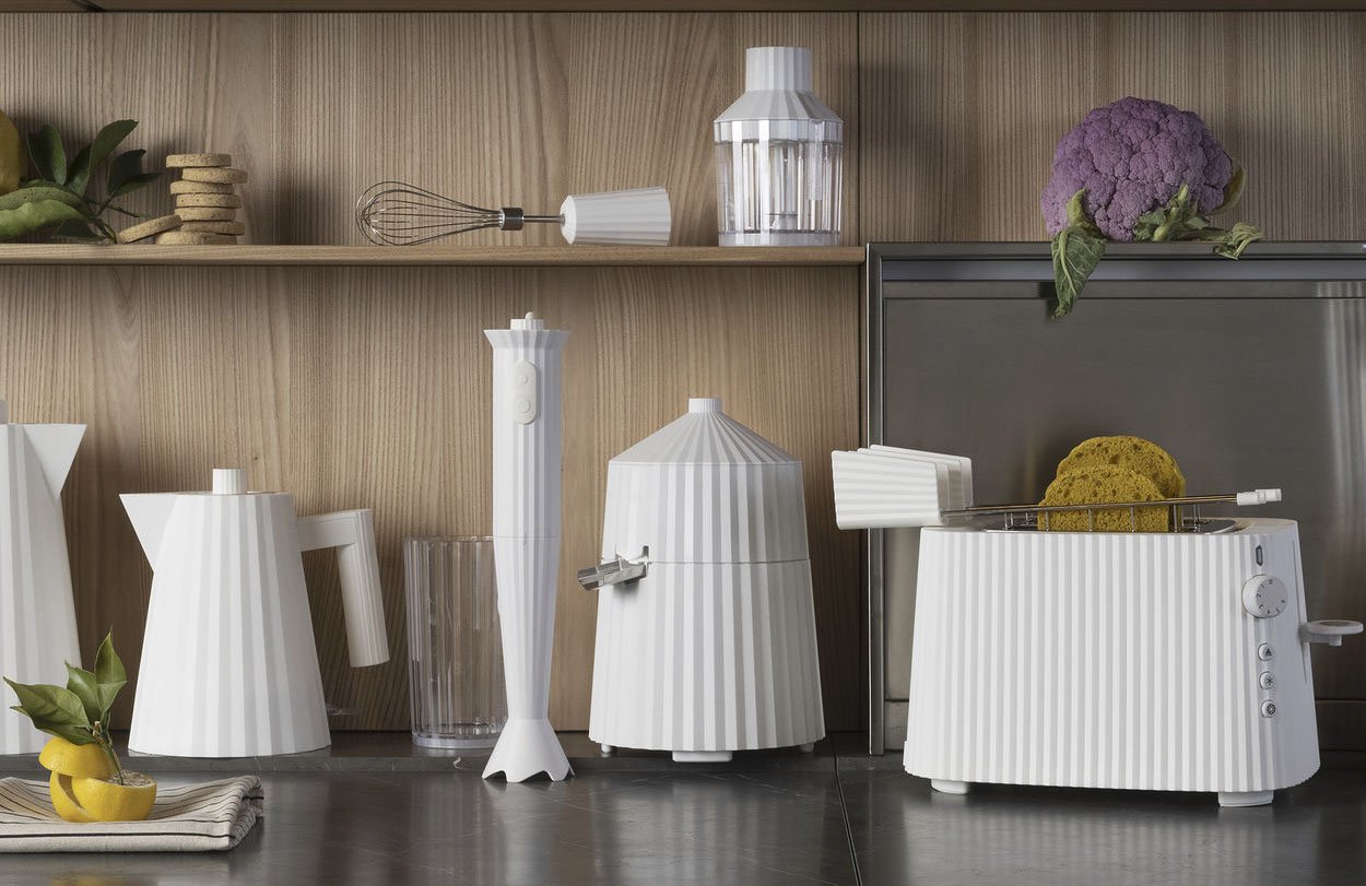 Alessi Plissé Frühstücks Set weiss Alessi Plissé Frühstücks Set weiss