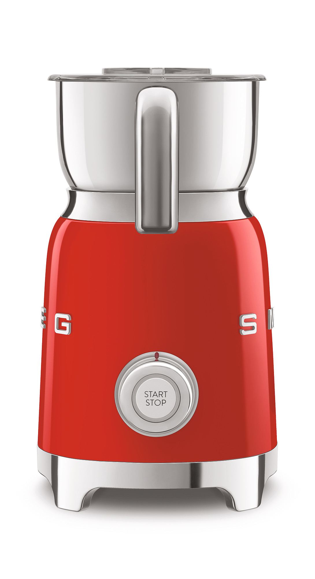 SMEG Milchaufschäumer rot