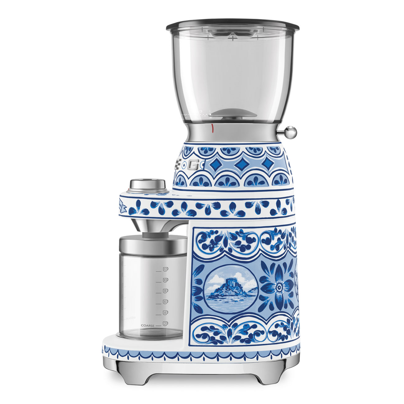SMEG Kaffeemühle Dolce & Gabbana Blu Mediterraneo SMEG Kaffeemühle Dolce & Gabbana Blu Mediterraneo