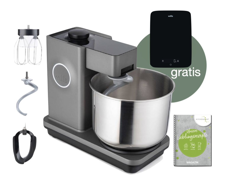 Wilfa Küchenmaschine probaker grau - Küchenwaagen Set