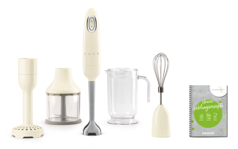 SMEG Stabmixer Set creme