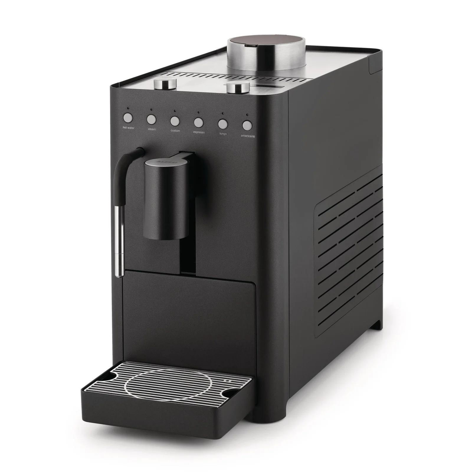 Alessi Kaffeevollautomat Anthrazit