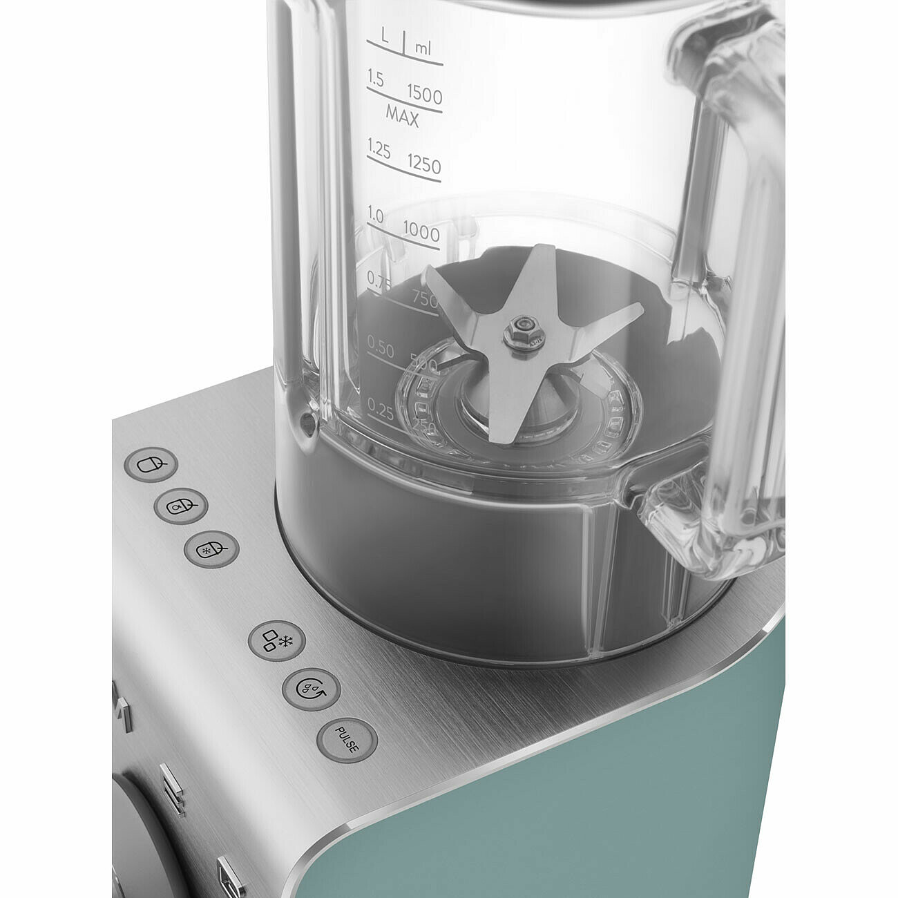 SMEG Blender High Performance BLC02 mit Vakuumpumpe Emerald Green