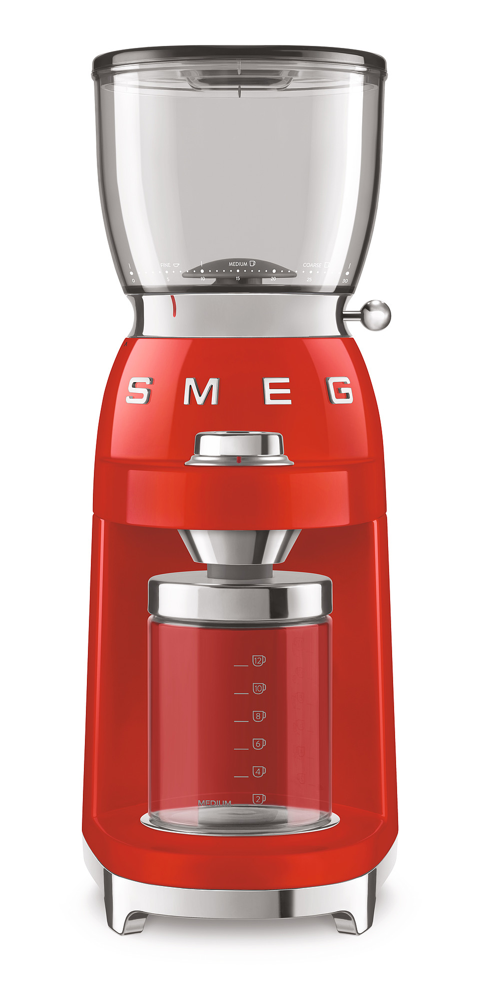 SMEG Kaffeemühle rot