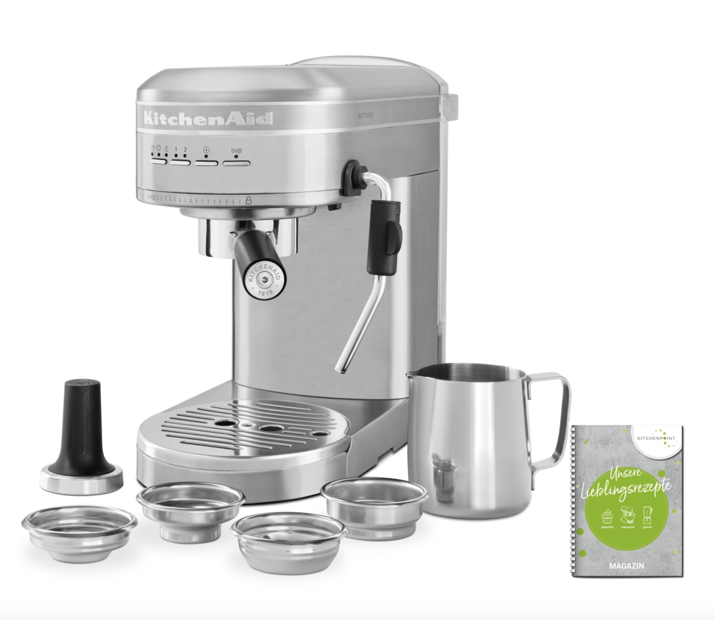 KitchenAid Espressomaschine Artisan Edelstahl