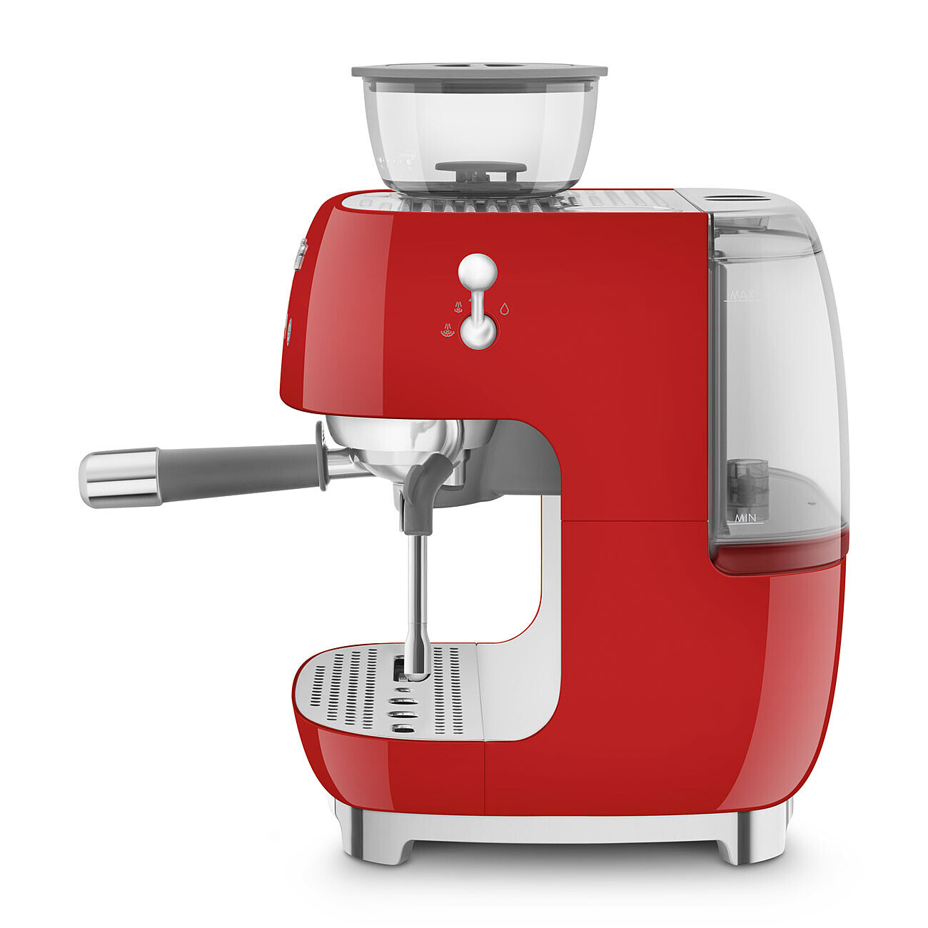 SMEG Espressomaschine mit integrierter Kaffeemühle Rot SMEG Espressomaschine mit integrierter Kaffeemühle Rot