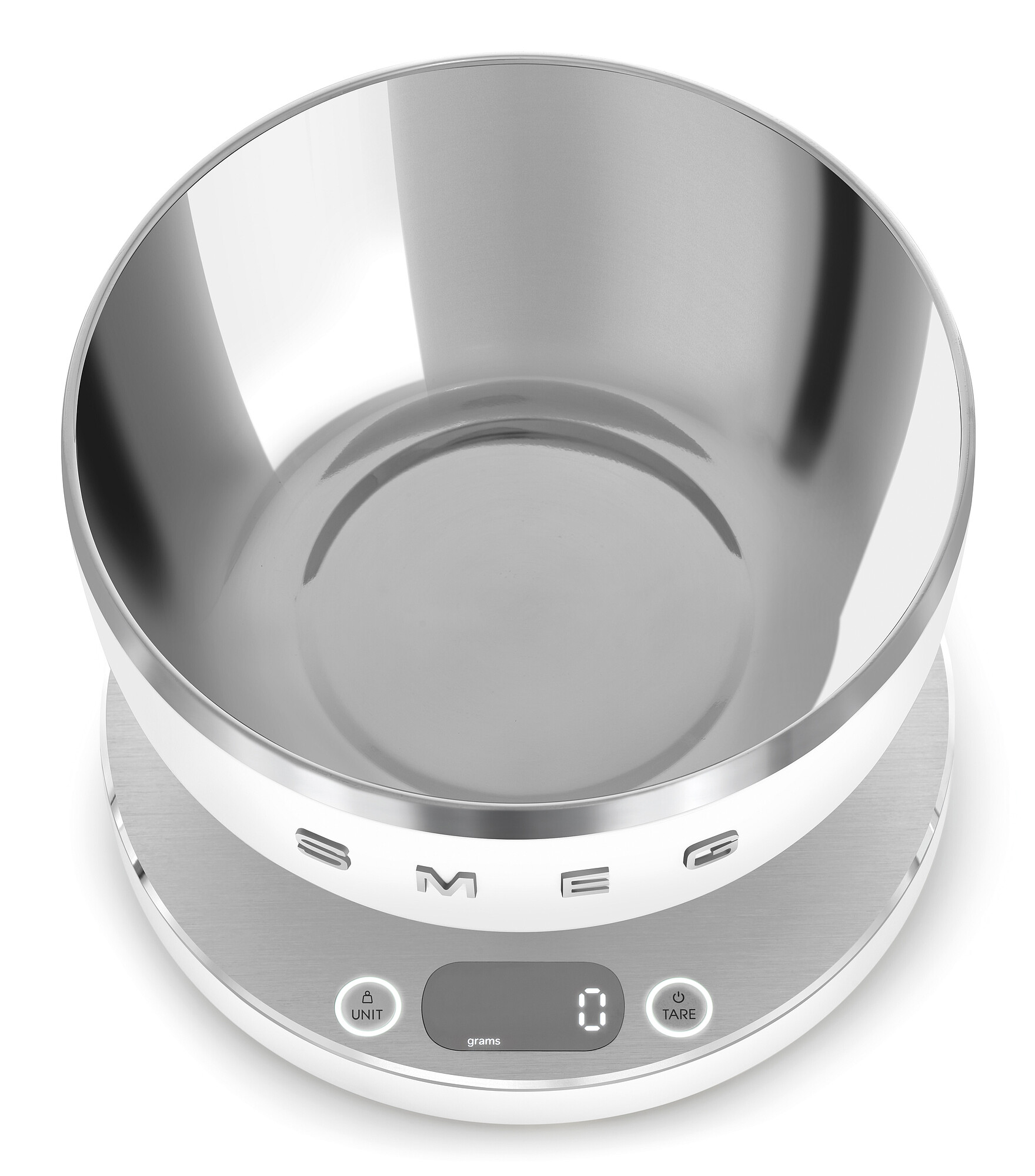 SMEG Digitale Küchenwaage weiß matt