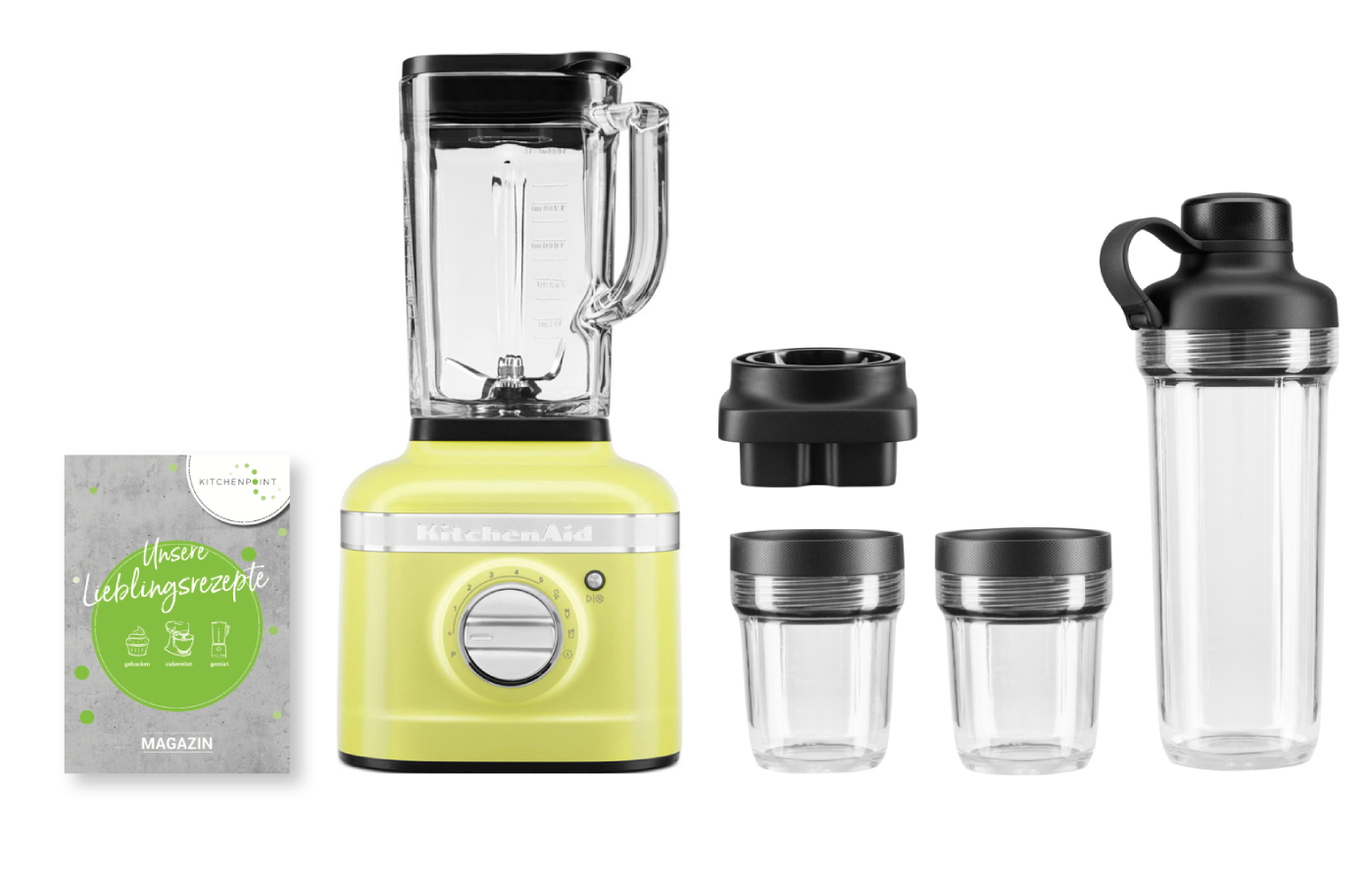 KitchenAid K400 Blender Smoothie Set Kyoto Grün KitchenAid K400 Blender Smoothie Set Kyoto Grün