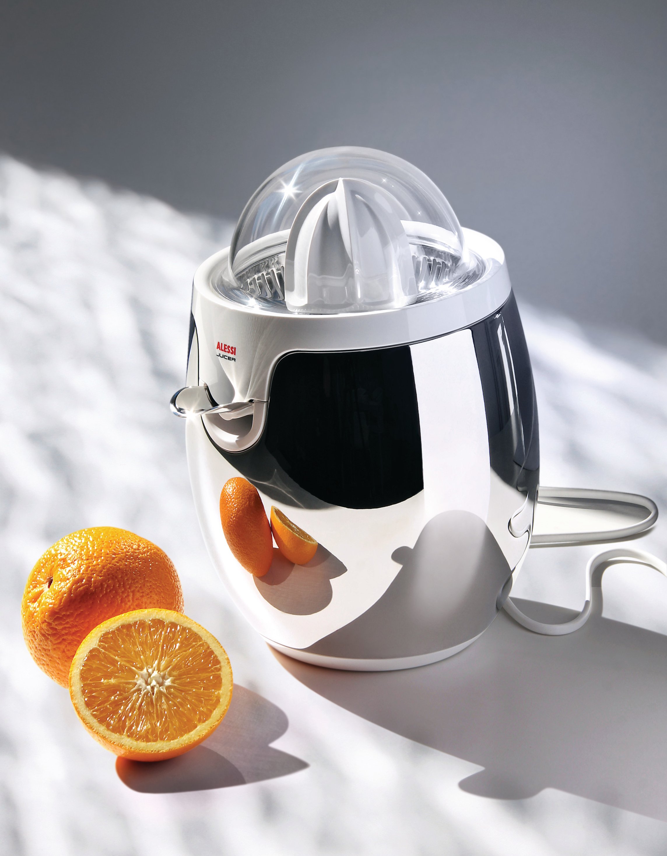 Alessi Elektrische Zitruspresse Edelstahl