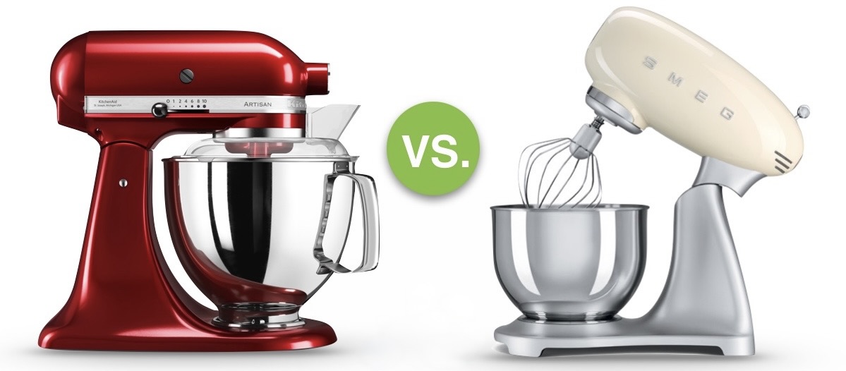 SMEG vs. KitchenAid Küchenmaschinen im Vergleich