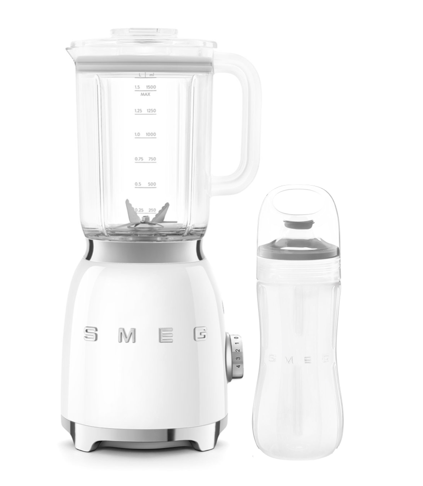 SMEG Blender Weiß - inkl. Flasche