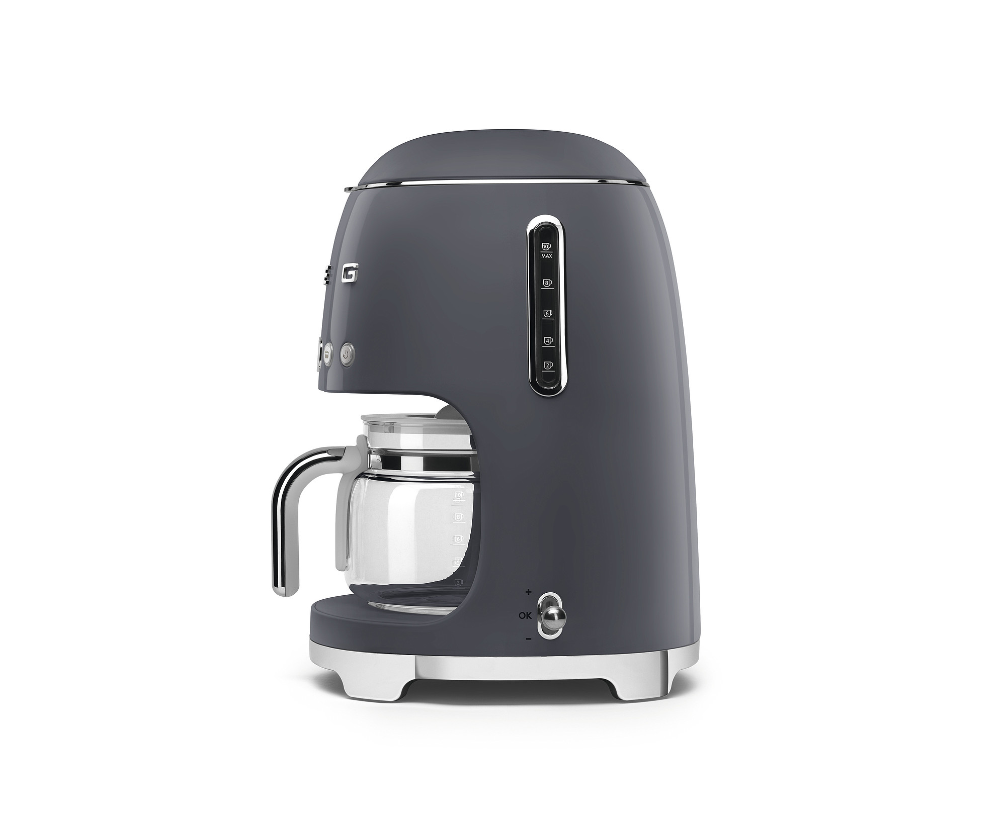 SMEG Kaffeemaschine Anthrazit