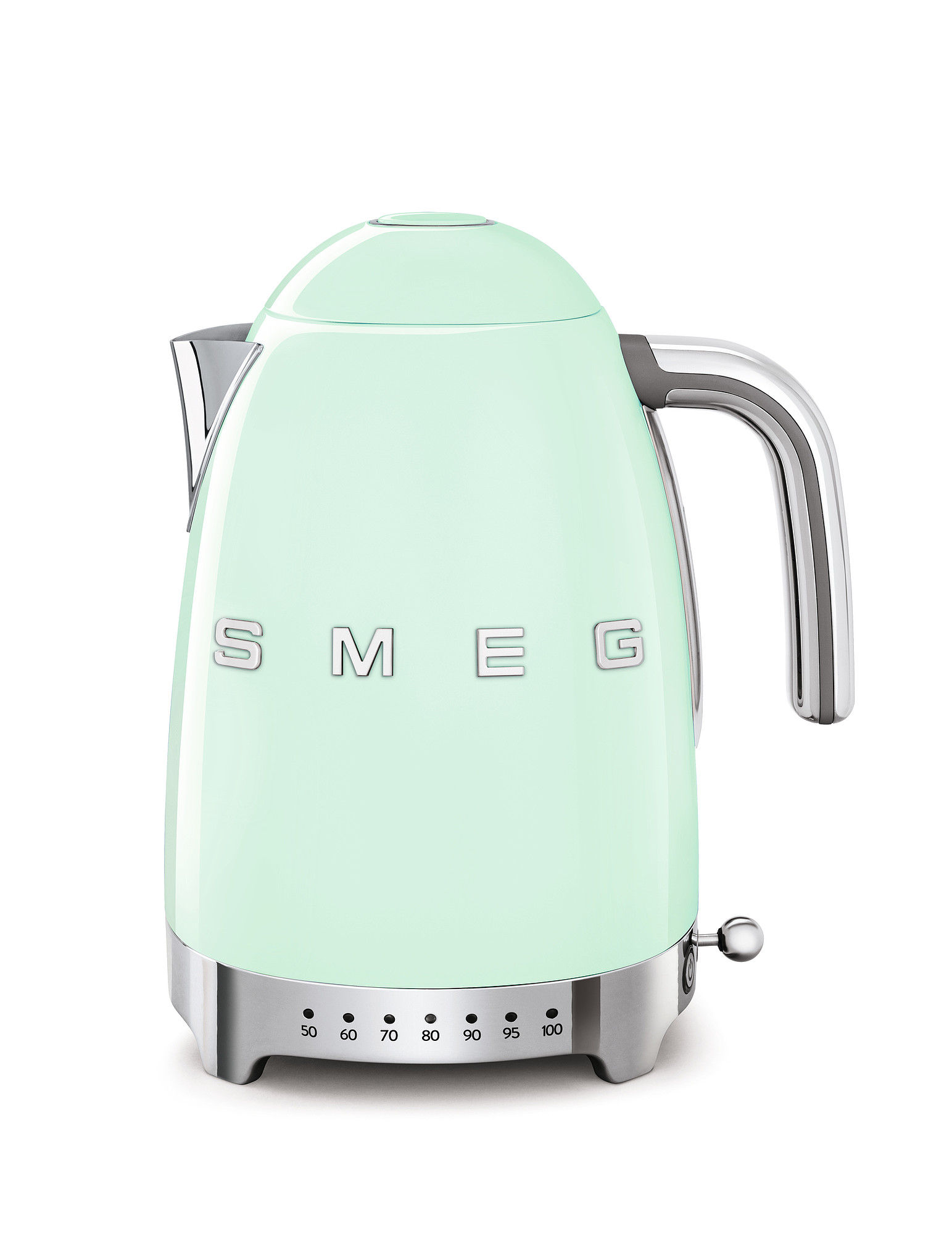 SMEG Wasserkocher Temperaturregelung Pastellgrün